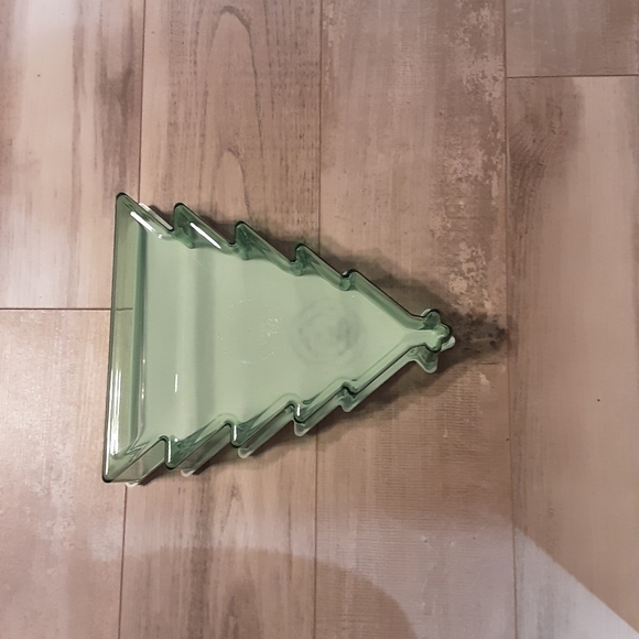 Pioneer Woman CHRISTMAS TREE Treats Cookies Fudge PLASTIC Holder Holiday plate - Picture 4 of 6